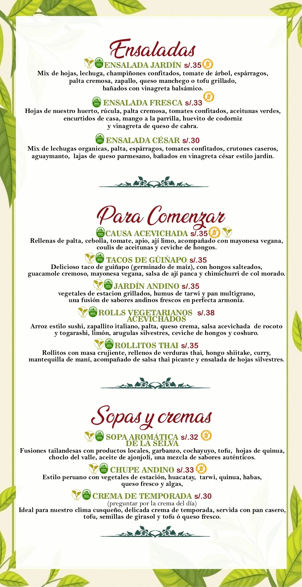 Tapas-Entradas-Sopas